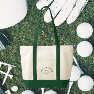 Après Golf Club Forest Green Golf Social Crest Tote Bag