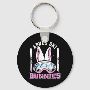 Apres-ski Bunnies Snow Bunny Skiers Women Ski Part Key Ring