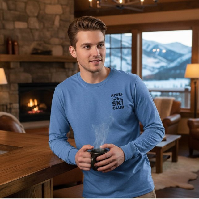 Apres Ski Club Mountain Logo - Custom Mens Winter  (Creator Uploaded)