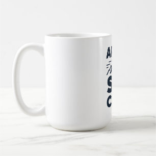 Apres Ski Club Mountain Logo - Custom Mens Winter  Coffee Mug
