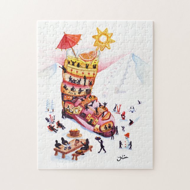 Après-Ski Fun Puzzle (Vertical)