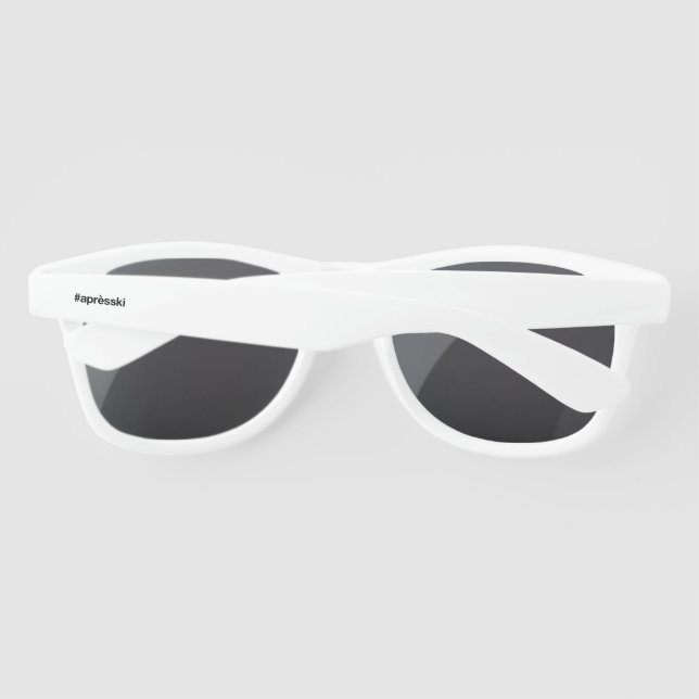APRES SKI Hashtag Sunglasses (Back)