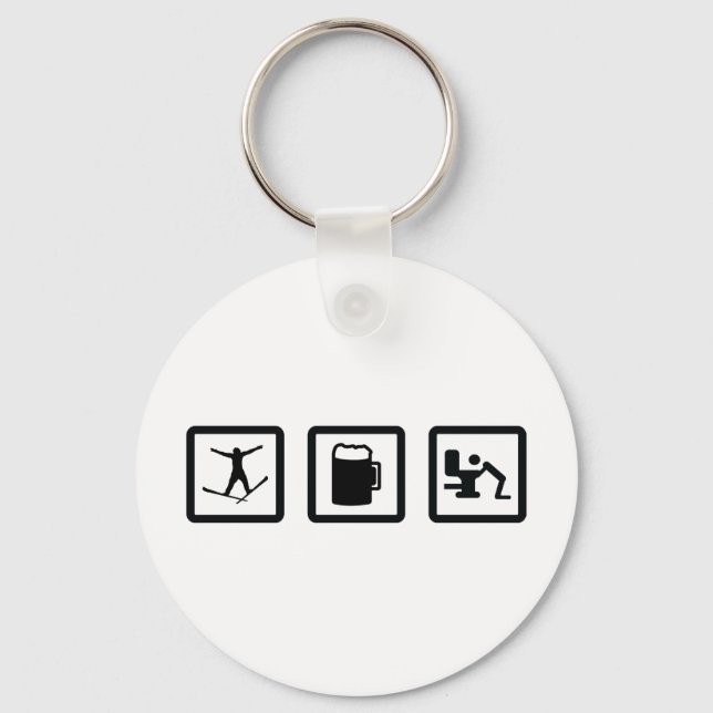 apres ski key ring (Front)