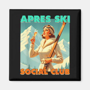 Apres ski social club skiing lover winter sports magnet