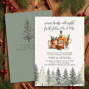 Apres Ski Winter Stock The Bar Couples Shower Invitation