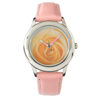 apricoot rose background watch