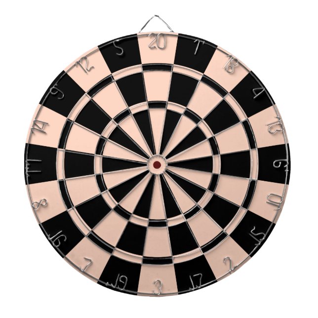 Apricot And Black Dartboard (Front)