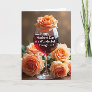 Apricot Bloom Mothers Day Card