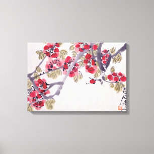 Apricot Blossoms Canvas Print