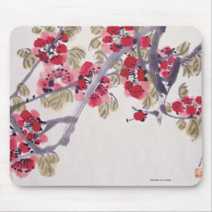 Apricot Blossoms Mouse Pad