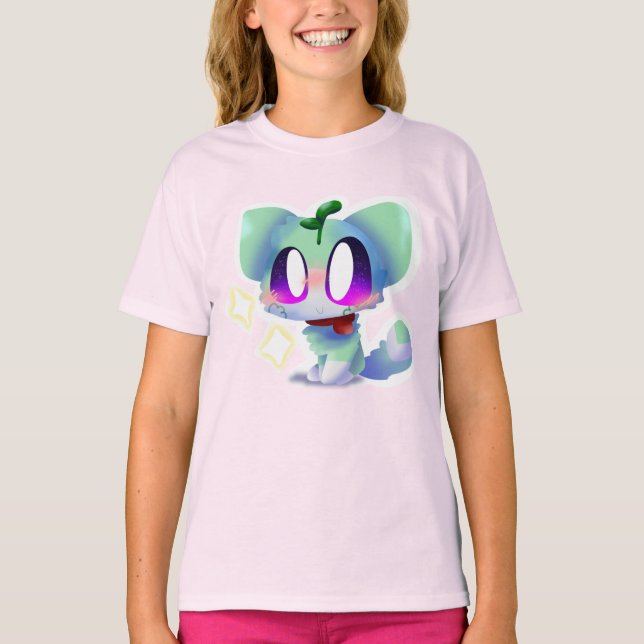 Apricot Cat T-shirt  (Front)