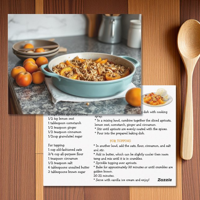 Apricot Crisp Recipe Card (Creator Uploaded)
