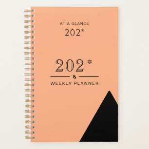 Apricot Crush 202*-2* Minimal Daily 5.5x8.5 Planner