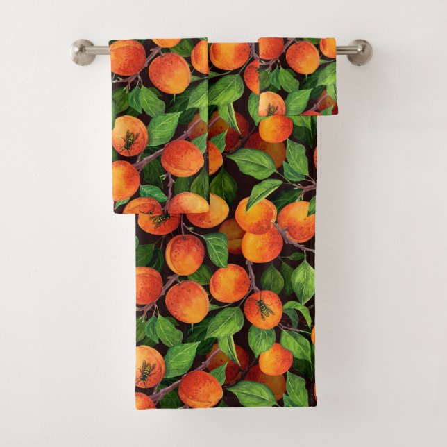 Apricot garden 1 bath towel set (Insitu)