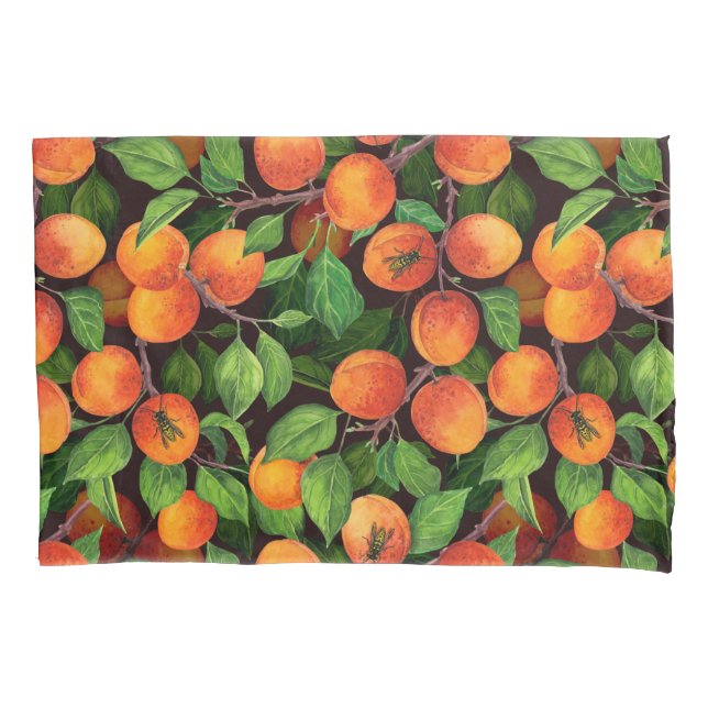 Apricot garden 1 pillowcase (Front-Left)