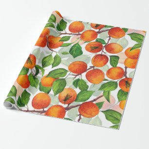 Apricot garden 3 wrapping paper
