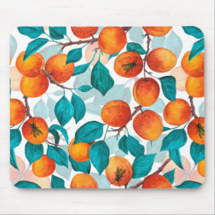 Apricot garden 4 mouse pad