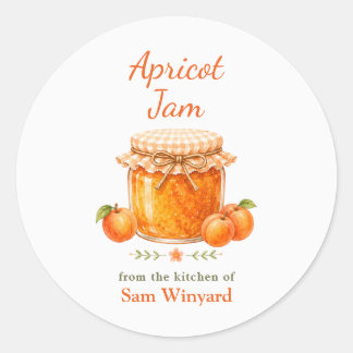 Apricot Jam Homemade Kitchen Label