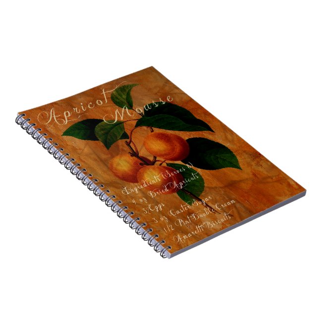 Apricot Mousse Spiral Notebook (Right Side)