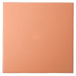 Apricot Orange Ceramic Tile. Tile<br><div class="desc">This is what I call an Apricot Orange. It is a lovely pastel color for a ceramic tile. This is a warm color and would look good for all house hold decoration, if you wanted to brighten up a room, wall or upcycle home items. You could use as a coaster,...</div>