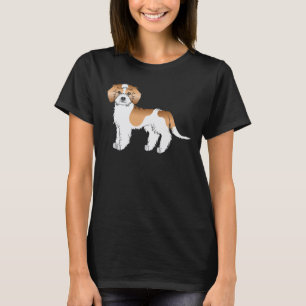Apricot Parti-colour Mini Goldendoodle Dog T-Shirt