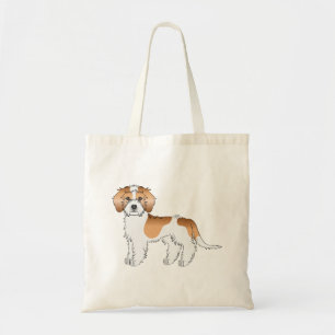 Apricot Parti-colour Mini Goldendoodle Dog Tote Bag