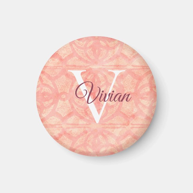 Apricot Pink Magnet (Front)