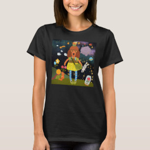 Apricot Poodle Art Cute Princess Gifts Whimsical P T-Shirt