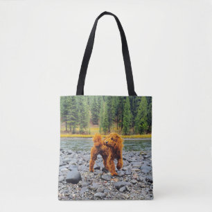 Apricot Poodle - Customisable Gift Tote Bag