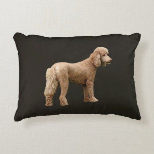 Apricot Poodle Decorative Cushion