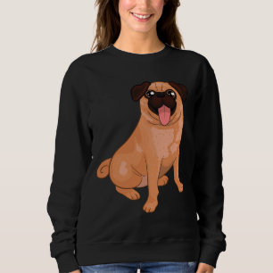 Apricot Pug Design Classic T-Shirt 335 Sweatshirt