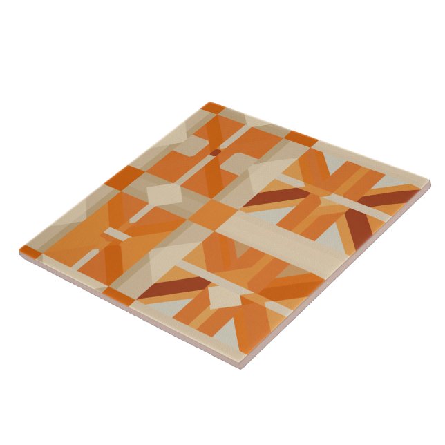 Apricot Radiant Reverie Symphony Tile (Side)