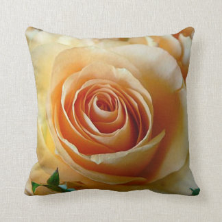 Apricot Rose Cushion