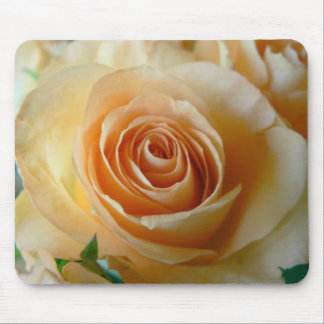 Apricot Rose Mouse Pad
