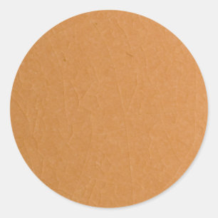 Apricot stone cracks classic round sticker