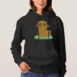 Apricot Toy Poodle Hoodie