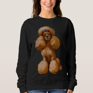 Apricot Toy Poodle Premium Scoop Sweatshirt