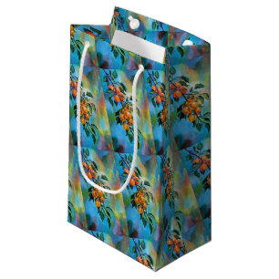Apricots on a Summer Branch Painting by Alfred Fox Small Gift Bag