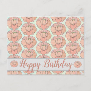 Aprikotrose Postcard