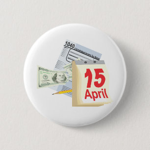 April 15 - 6 cm round badge