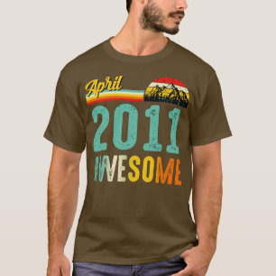 April 2011 Birthday Gift Shirt Vintage April 2011