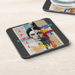 April 24 Survivor Beverage Coaster