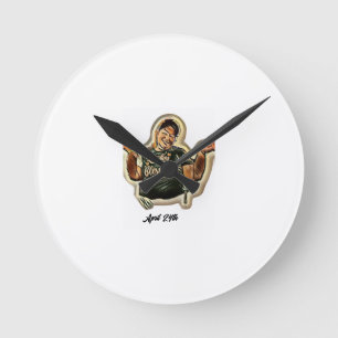 April 24th round clock