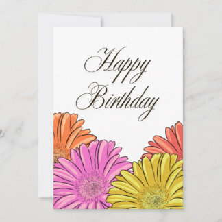April Birth Flower Design Card