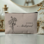 April Birth Month Flower Personalised Bridesmaid Accessory Pouch<br><div class="desc">These thoughtful, elegant small bags make the perfect gift for your bridesmaids—a beautiful way to show your appreciation for their love and support. Whether it's for a bridal party gift, a bachelorette party favour, or a bridesmaid proposal, these bags are a meaningful keepsake they’ll cherish for many years. Each bag...</div>