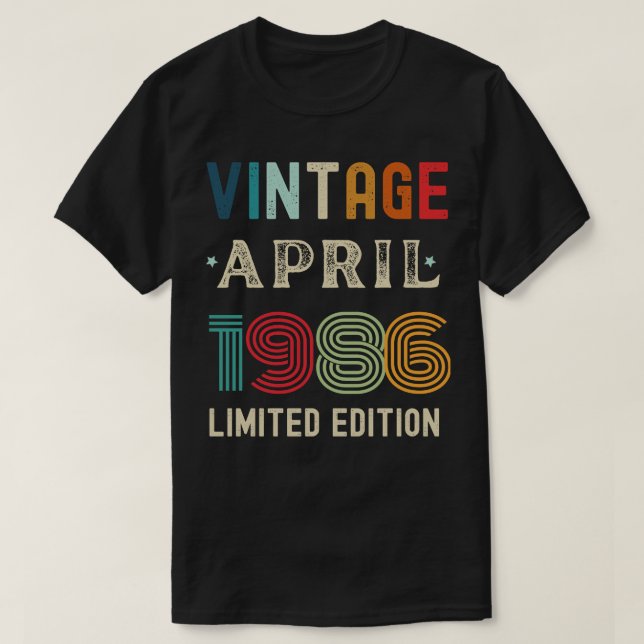 April Birthday Gift 18 T-Shirt (Design Front)