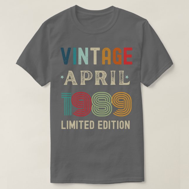 April Birthday Gift 19 T-Shirt (Design Front)