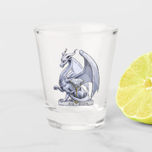 April Birthstone Dragon: Diamond Shot Glass