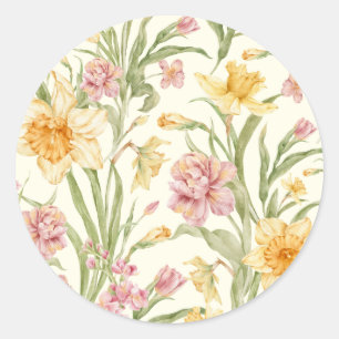 April Blossom Garden Daffodil Sticker