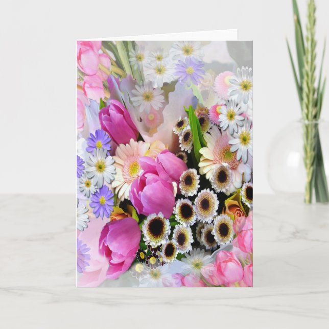 April Bouquet Card (Front)